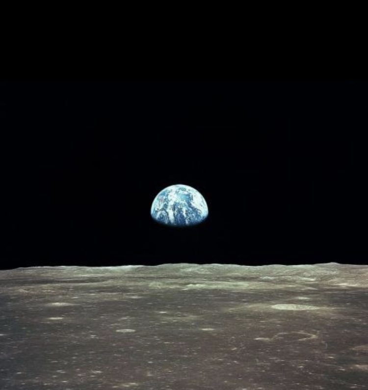 Photograph of the Earth from the Moon